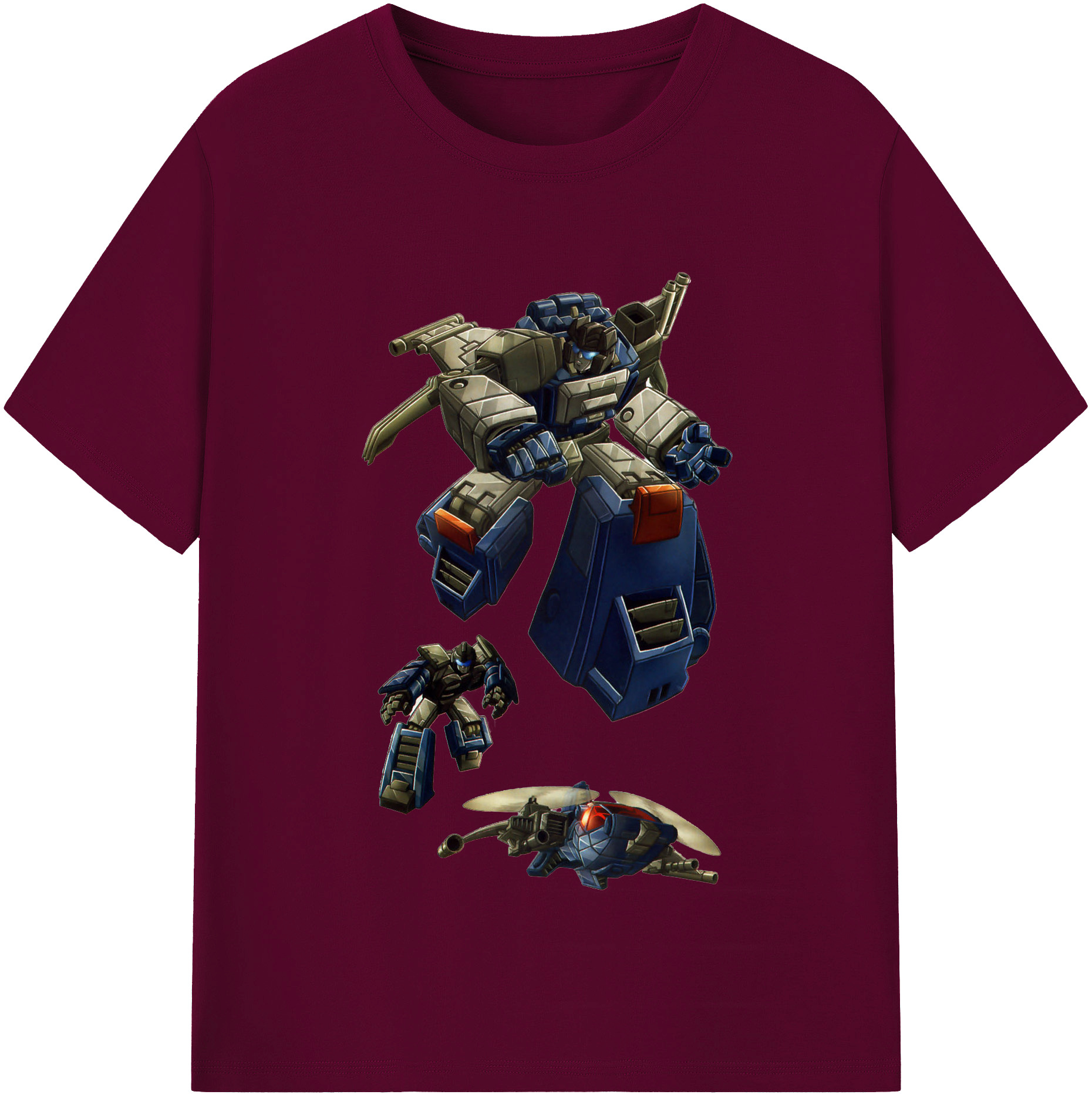 （画像用）  レディースカジュアルプリントTシャツ（綿100％）